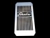 HONDA SHADOW VT 1100 STAINLESS STEEL RADIATOR COVER FOR 2000-2007 MODELS